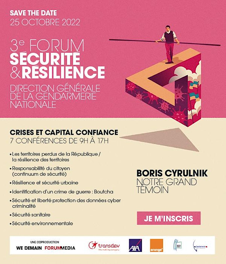 Image pour 3e Forum Sécurité & Résilience 