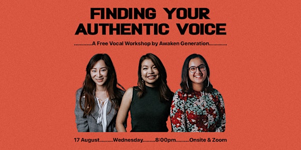 Public Elective: Finding Your Authentic Voice (In person tickets)