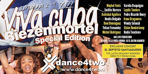 Gran Matinee Concert of Septeto Santiaguero (Cuba) with Shows (Dance4Two)