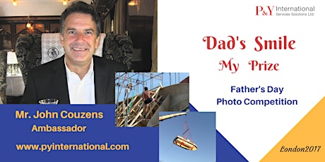 "Dad's Smile, My Prize"  Father’s Day Photo  Competition  London 2017 primary image