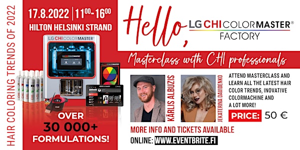 LG CHI Color Master Big Show and Hair Color Trends of 2022