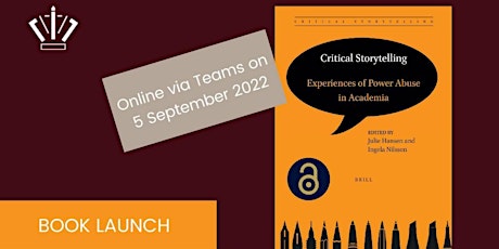 Book Launch: Critical Storytelling- Experiences of Power Abuse in Academia