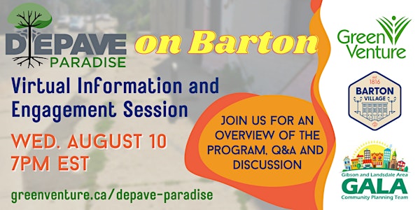 Depave on Barton St. Engagement Session