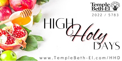 Temple Beth-El High Holy Days 5782/2022