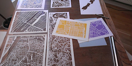 Make Your Own Hand Cut Paper Map  primary image