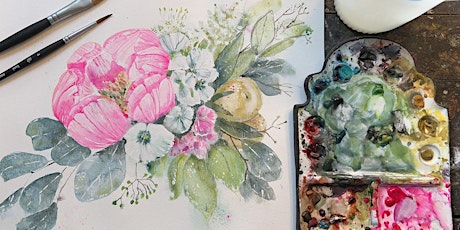 Watercolor Florals Workshop with Artist Mary Mastren-Williams