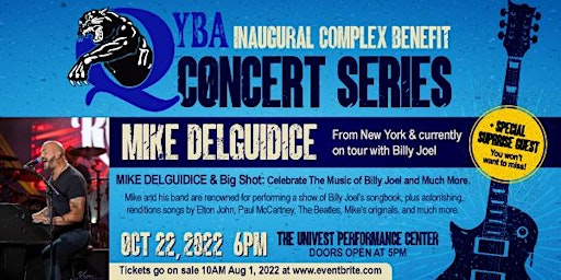 QYBA - MIKE DELGUIDICE From New York & currently on tour with Billy Joel