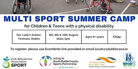 Multi Sport Summer Camp for children with physical disabilities