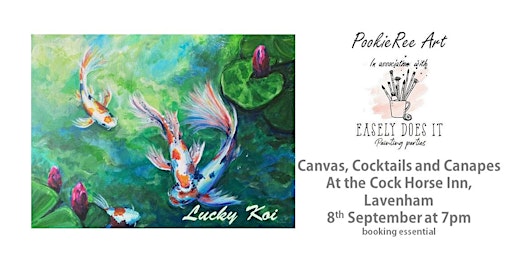 Canvas Cocktails & Canapes -  Lucky Koi-  Thursday 8th September
