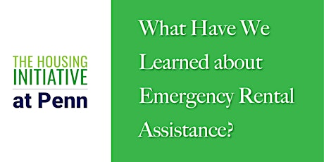 What Have We Learned About Emergency Rental Assistance?