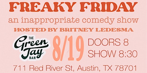 Freaky Friday: An Inappropriate Comedy Show