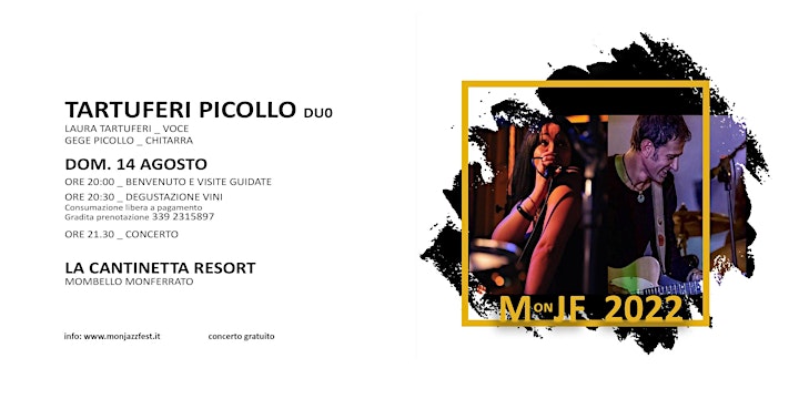 Immagine MonJF 2022 _ Jazz a Mombello: Tartuferi Picollo duo