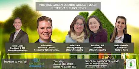 Virtual Green Drinks August 2022 - Sustainable Housing primary image