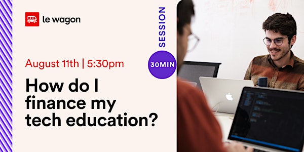 [Online] How do I finance my tech education? All you need to know in 30 min