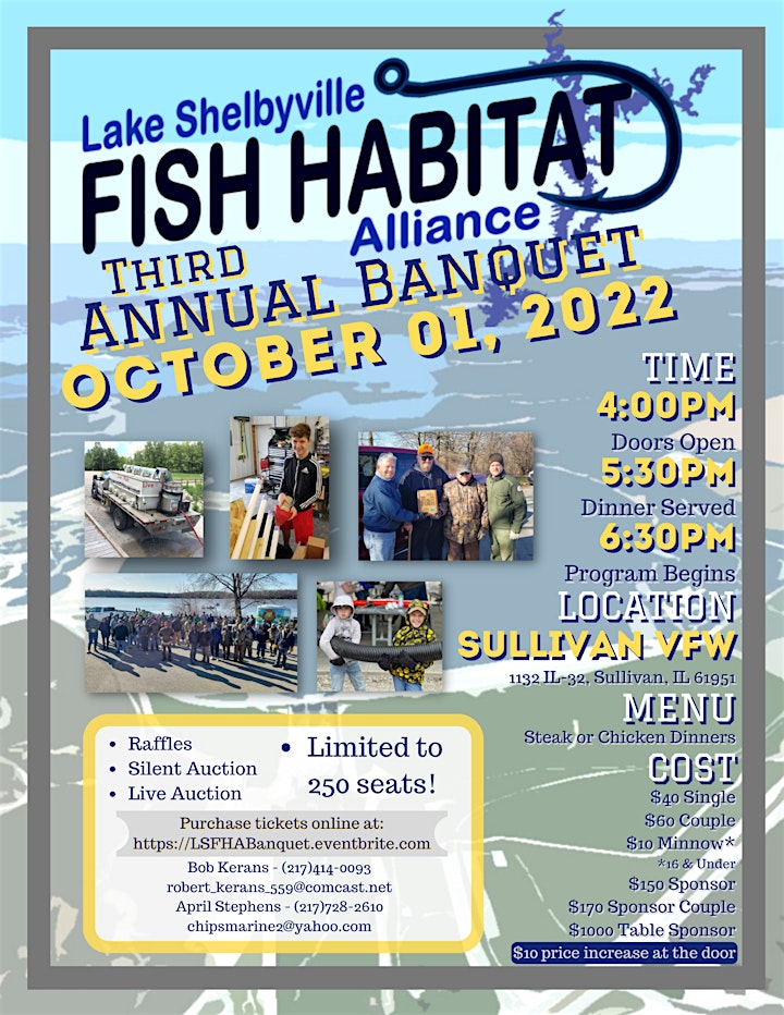 2022 Lake Shelbyville Fish Habitat Alliance 3rd Annual Banquet image