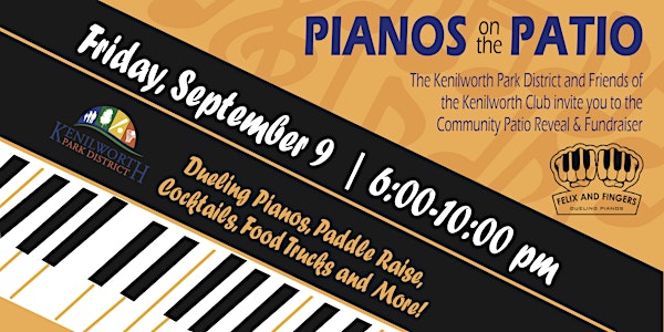 Pianos on the Patio -  Community Patio Fundraiser