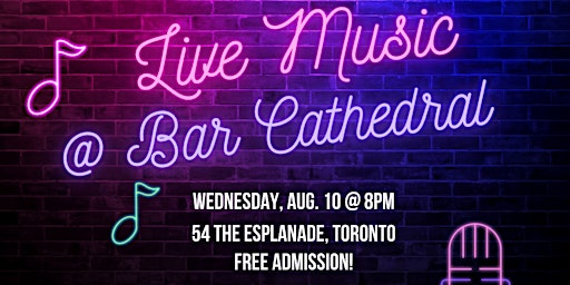 Live Music Showcase at Bar Cathedral - Free Admission!