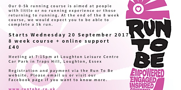 0-5k Running Course, Loughton PM