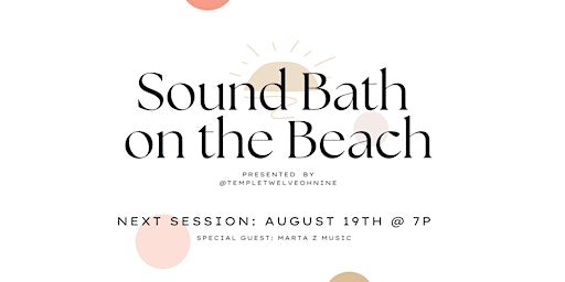 Sound Bath on the Beach in Long Beach