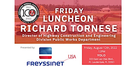 Friday Luncheon with Richard Tornese