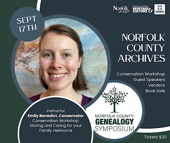 Norfolk County Archives 2nd Annual Genealogy Symposium image