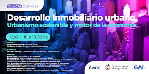 #CICLO CIUDADES - Desarrollo inmobiliario urbano Urbanismo sostenible...