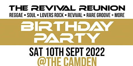 THE REVIVAL REUNION  BIRTHDAY PARTY + LOVERS ROCK LIVE PA - PAUL DAWKINS