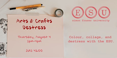 Arts and Crafts De-Stress