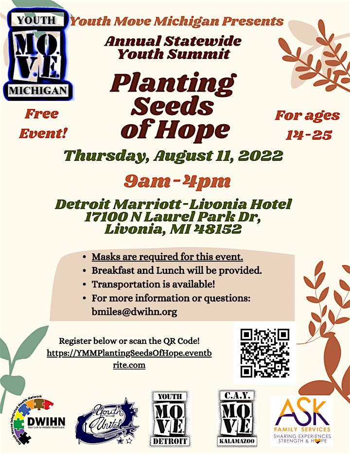 Annual Statewide Youth Summit: Planting Seeds of Hope image