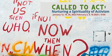 Called to Act: nurturing a spirituality of activism