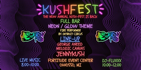 Kush-Fest 2022 Music Festival NEON / GLOW THEME