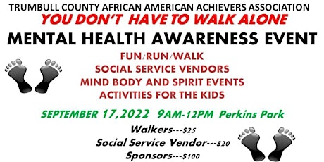 Mental Health Awareness Fun Run/Walk