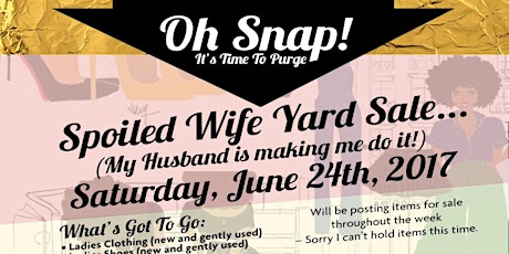 Spoiled Wife Yard Sale primary image