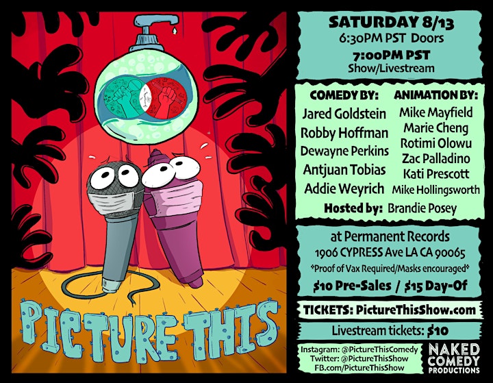 Picture This!: Live Animated Comedy - Los Angeles & Livestream image