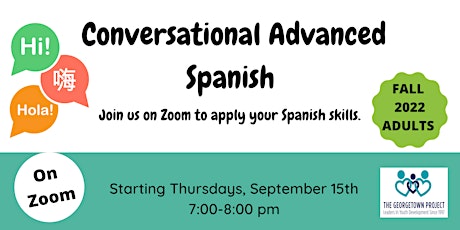 Conversational Advanced Spanish:  Fall 2022