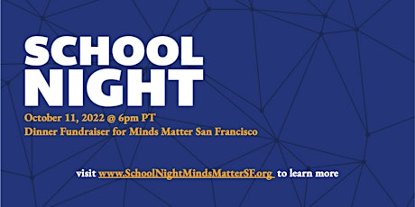 School Night: An In-Person Dinner Fundraiser (for General Admission) primary image