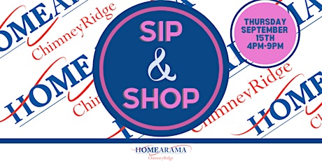 Sip & Shop at HOMEARAMA 2022