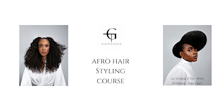 AFRO AND CURLY HAIRSTYLING COURSE (3 day)