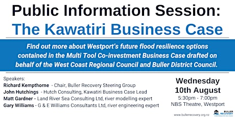 Public Information Session: The Kawatiri Business Case primary image