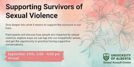 UASAC Supporting Survivors of Sexual Violence Workshop