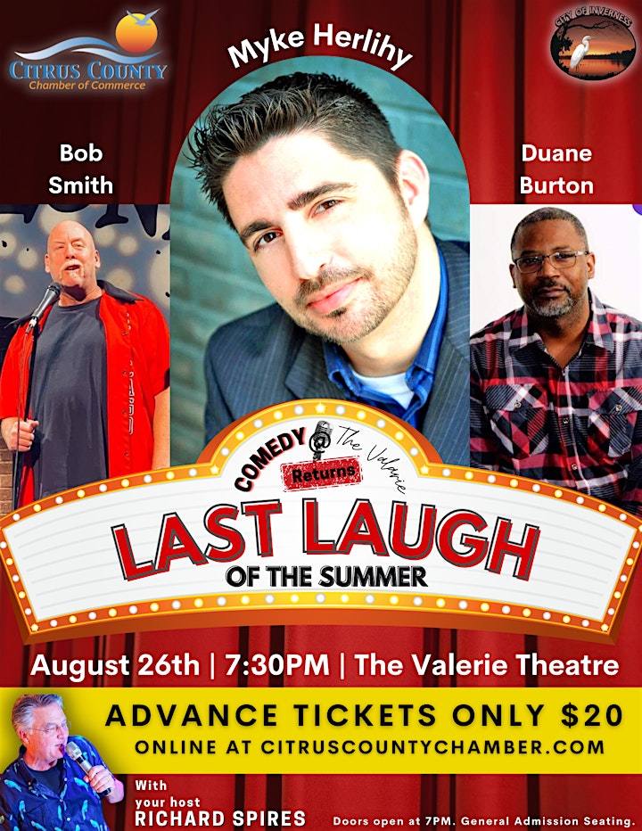Comedy @ The Valerie - Last Laugh of the Summer image