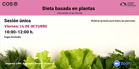 Imagen principal de Dieta basada en plantas