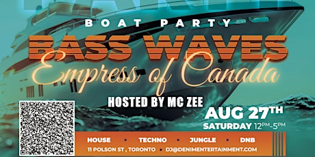 Bass Waves - Denim Entertainment's 10 Year Anniversary Boat Party