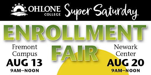 Ohlone College Super Saturday - Fremont Campus