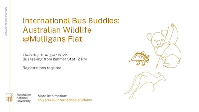 International Bus Buddies: Australian Wildlife at Mulligans Flat primary image