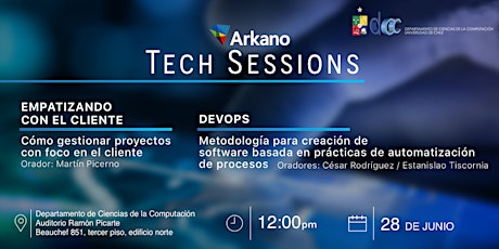 Imagen principal de Tech Sessions por Arkano Software 