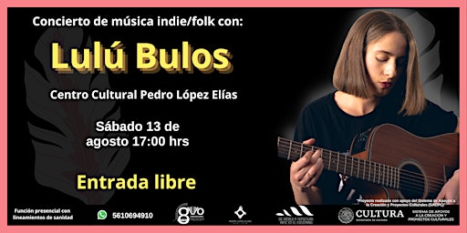 Lulu Bulos en concierto