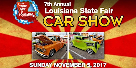 7th Annual Louisiana State Fair Car Show primary image