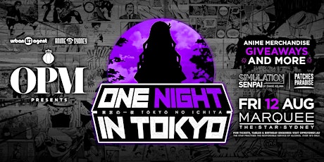 OPM | ONE NIGHT IN TOKYO | FRI 12 AUG primary image