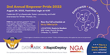 Empower Pride 2022 - 911der Women's Night At The Orlando Pride